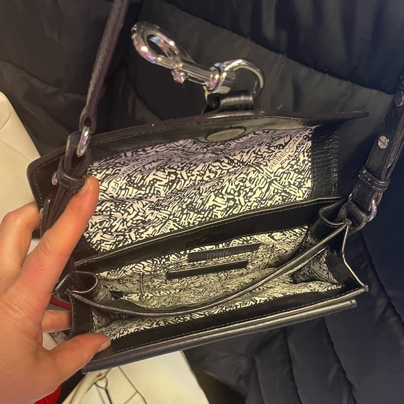 Rebecca Minkoff Black Leather Crossbody - Picture 2 of 5